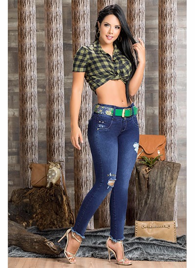 Pantalones en Getafe ⏰ Jeans colombianos levanta cola √